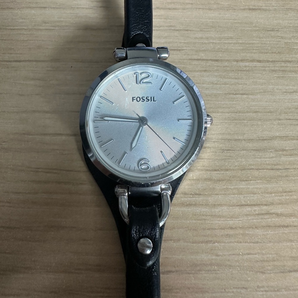 Fossil Georgia Watch ES3199 With Original Leather Strap